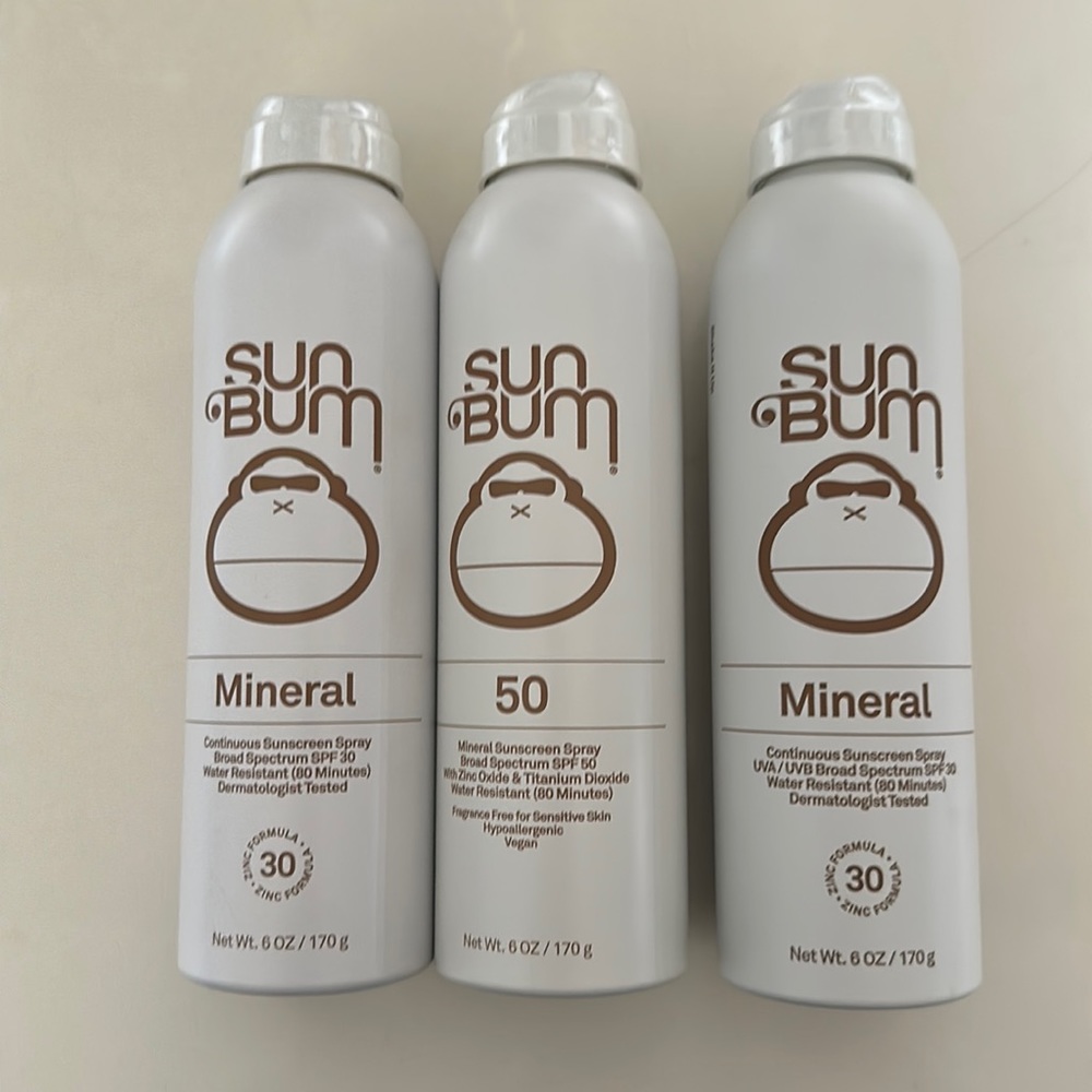 Sun Bum mineral sunscreen spray